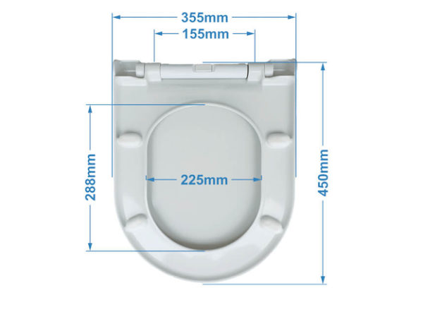 WC Daska Viva Brila Slim - skica